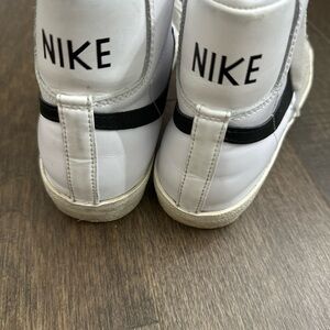 Nike Kids White and Black Sneakers